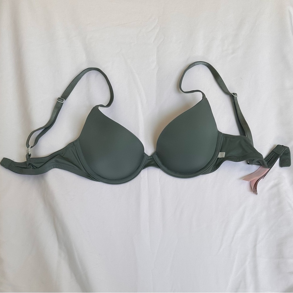 Victoria's Secret Olive Green Underwire Bra